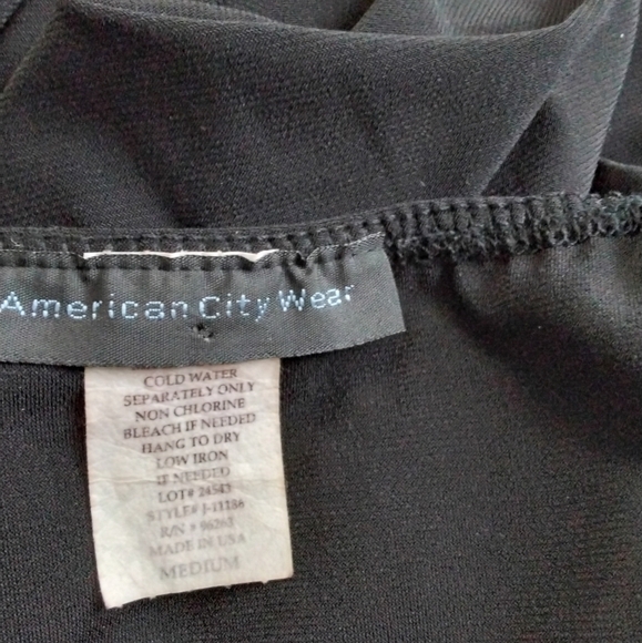 American City Wear  "The Little Black Dress"    Size M - Picture 4 of 4